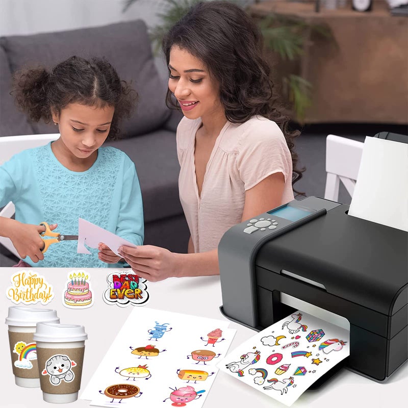 NefLaca Full Sheet Sticker Paper for Laser & Ink Jet Printers, 8.5"" x 11"" Full Sheet Address Shipping Label, 200 Sheets 200 Labels - Image 5